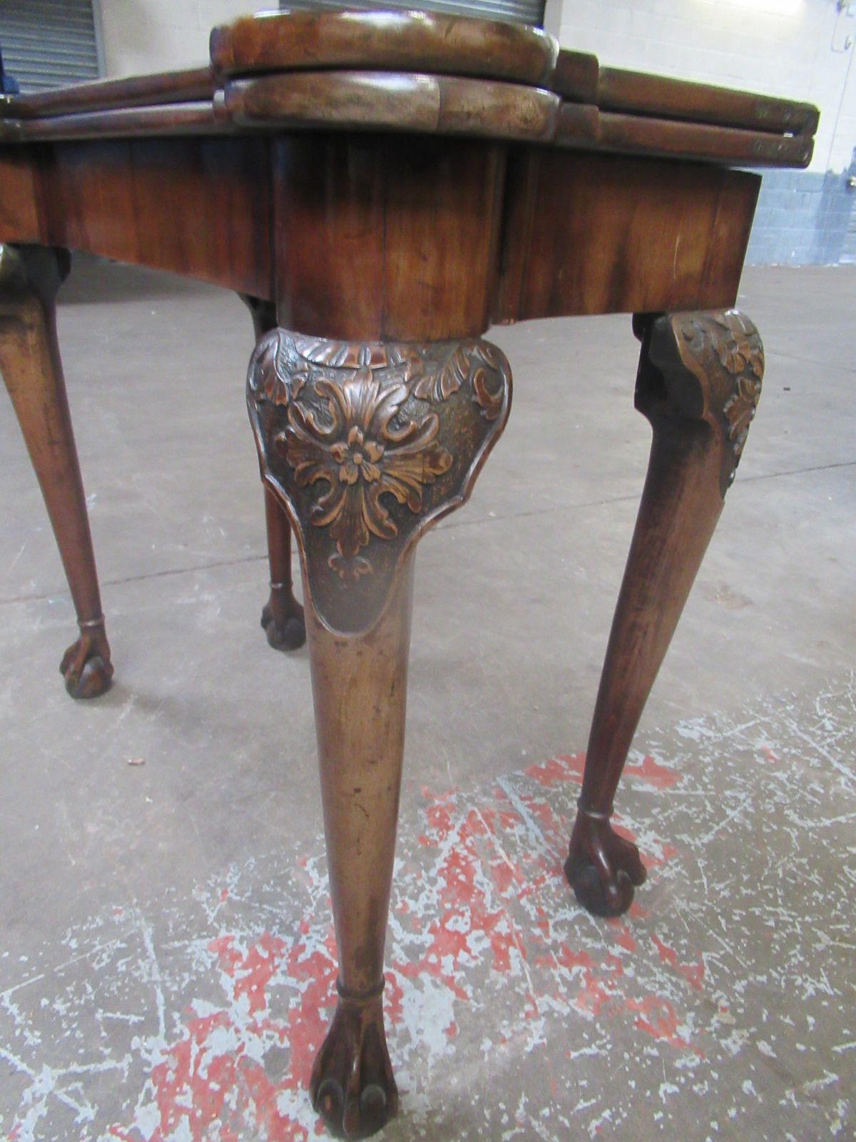 Georgian  Mahogany    Card  /  Side Table photo vinterior