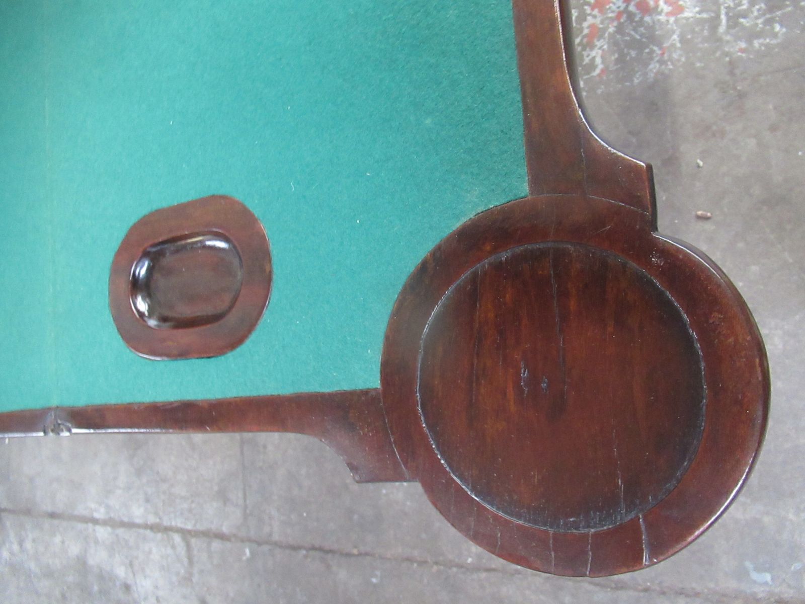 575.0 Georgian  Mahogany    Card  /  Side Table photo