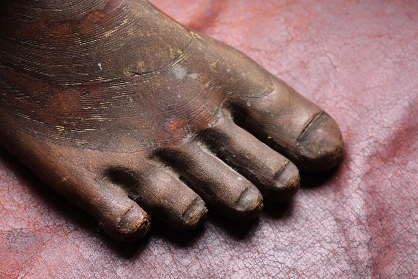 19th Century French Full Size Lay Figures Carved Wooden Foot Artist Mannequin photo Home Decor