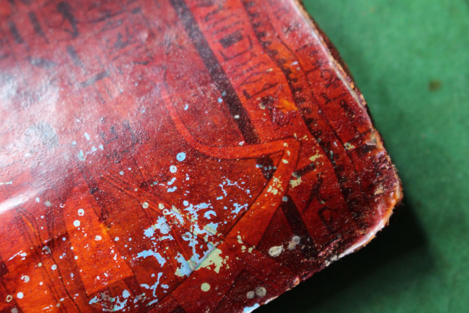 Circa 1920 Pair Of Egyptian Tourist Mummy Or Coffin Caucus Panels Grand Tour photo 556.0