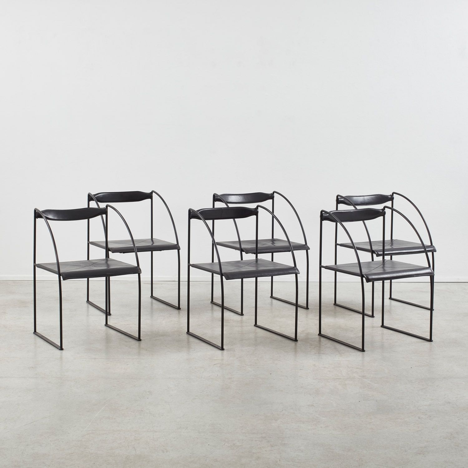 Set Of Francesco Soro Patoz Chairs Icf, Italy, 1990s photo furniture