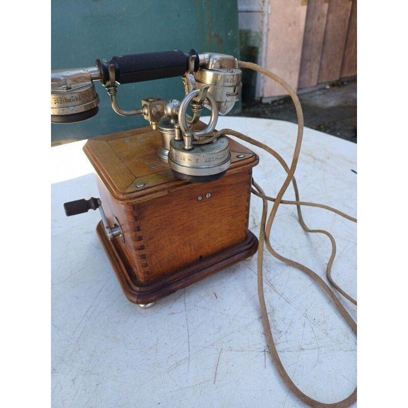 Ericsson And Picart Lebas 1910 Hand Crank Telephone photo 195.0