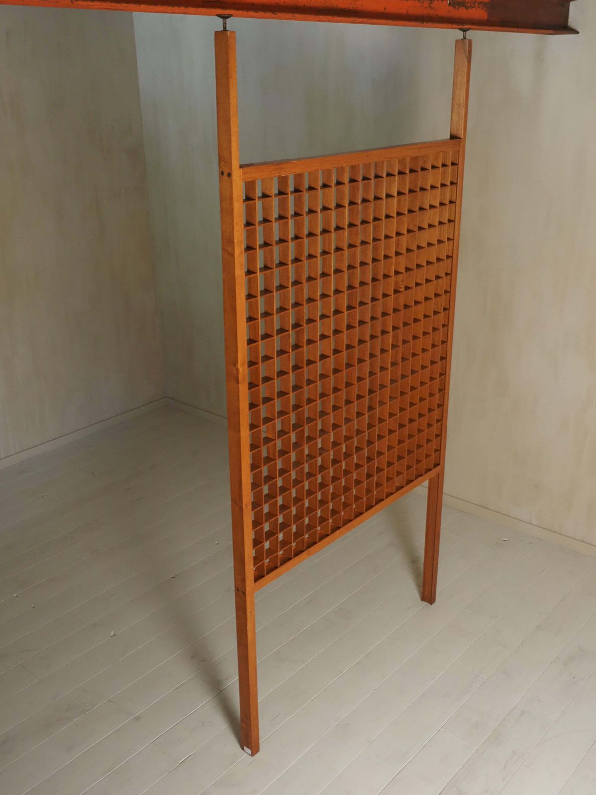 photo for sale Wooden Room Divider With Lattice Design
