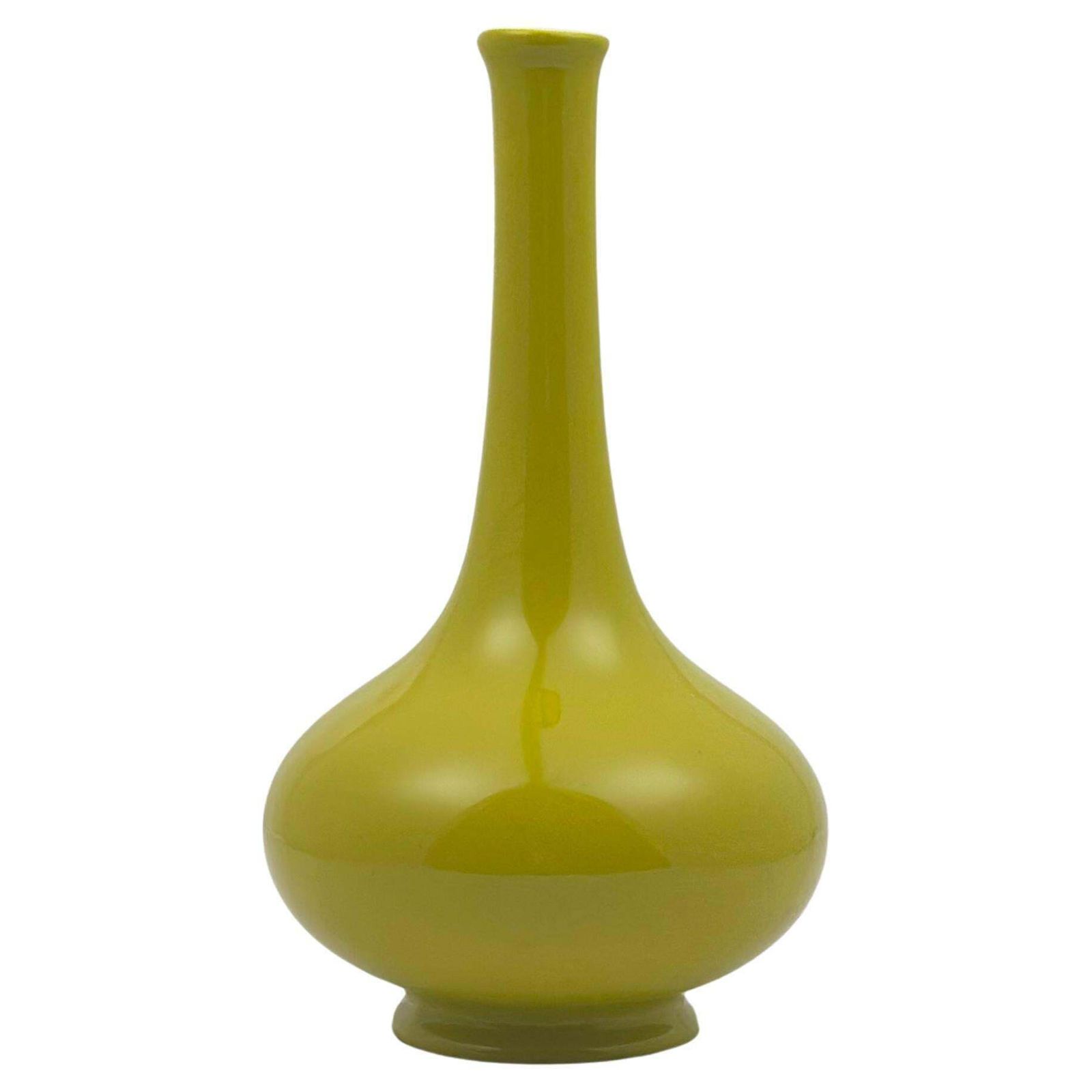 Chartreuse Green Ceramic Bud Vase By Carlton Ware, England, 1960s