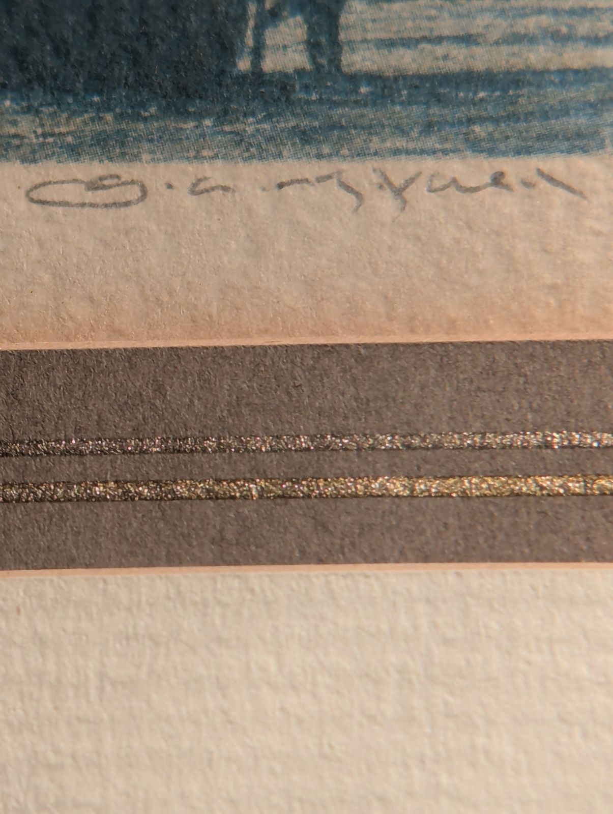 photo vinterior The Crossing” — Signed Watercolor & Sculptural Pottery Vessel | Curated Duet