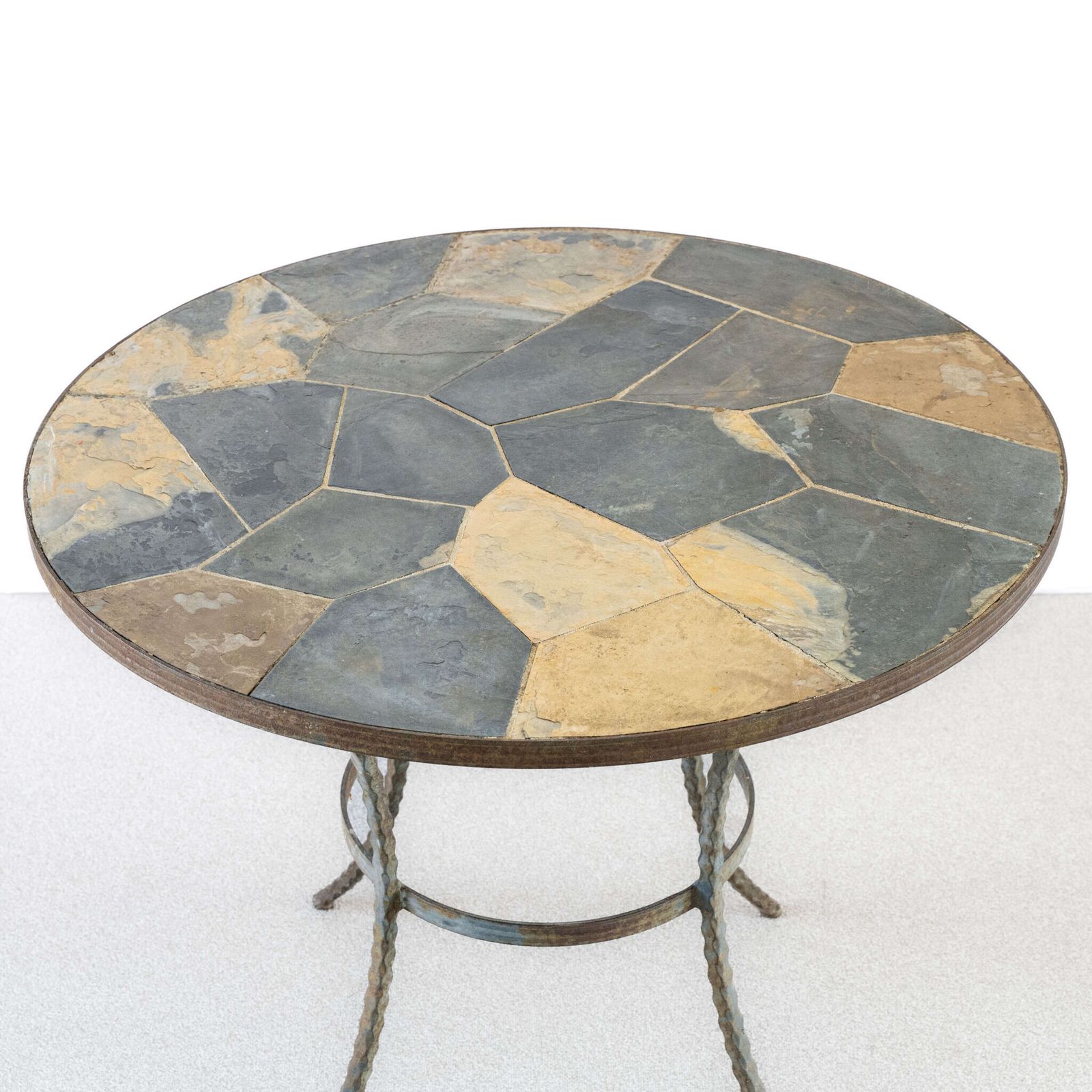 photo furniture Garden Table And Chair Set Attributed To Jean Pierre Ryckaert