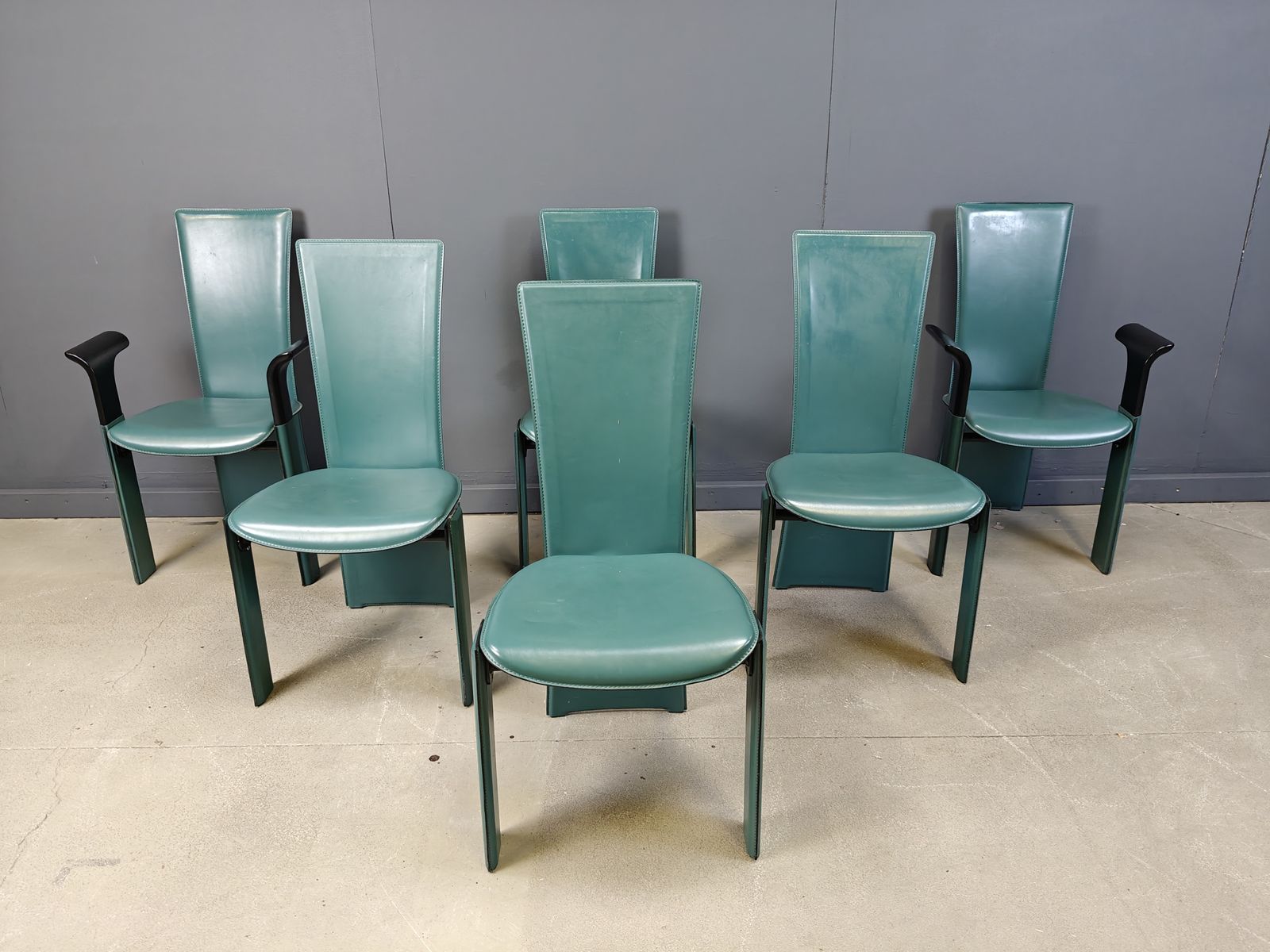 Vintage Dining Chairs By Pietro Costantini, 1980s, Set Of 6 photo vinterior