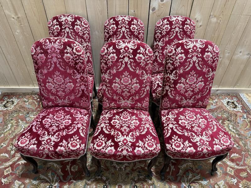 photo furniture Suite De 6 Chaises époque Napoléon III En Acajou