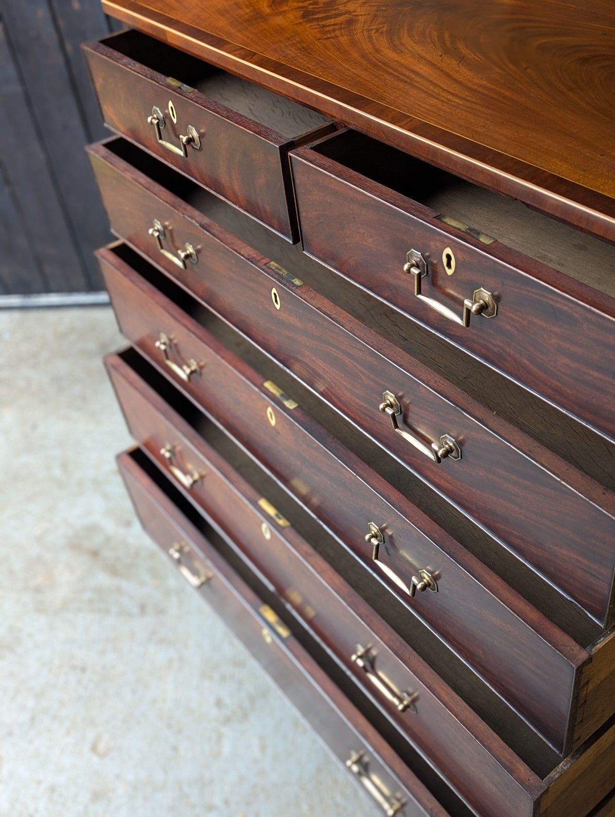 Antique Hepplewhite Chest Of Drawers (Delivery Available) Mahogany C1800 photo buy