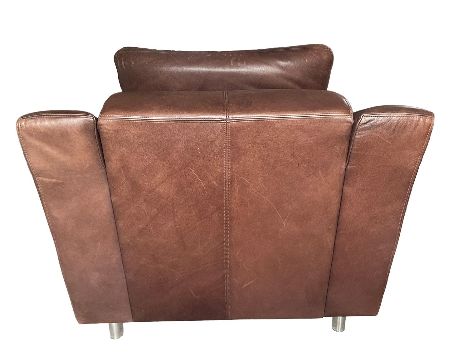 photo vinterior Collins And Hayes Zante Set Of Leather Sofa And 2 Chairs, 2002