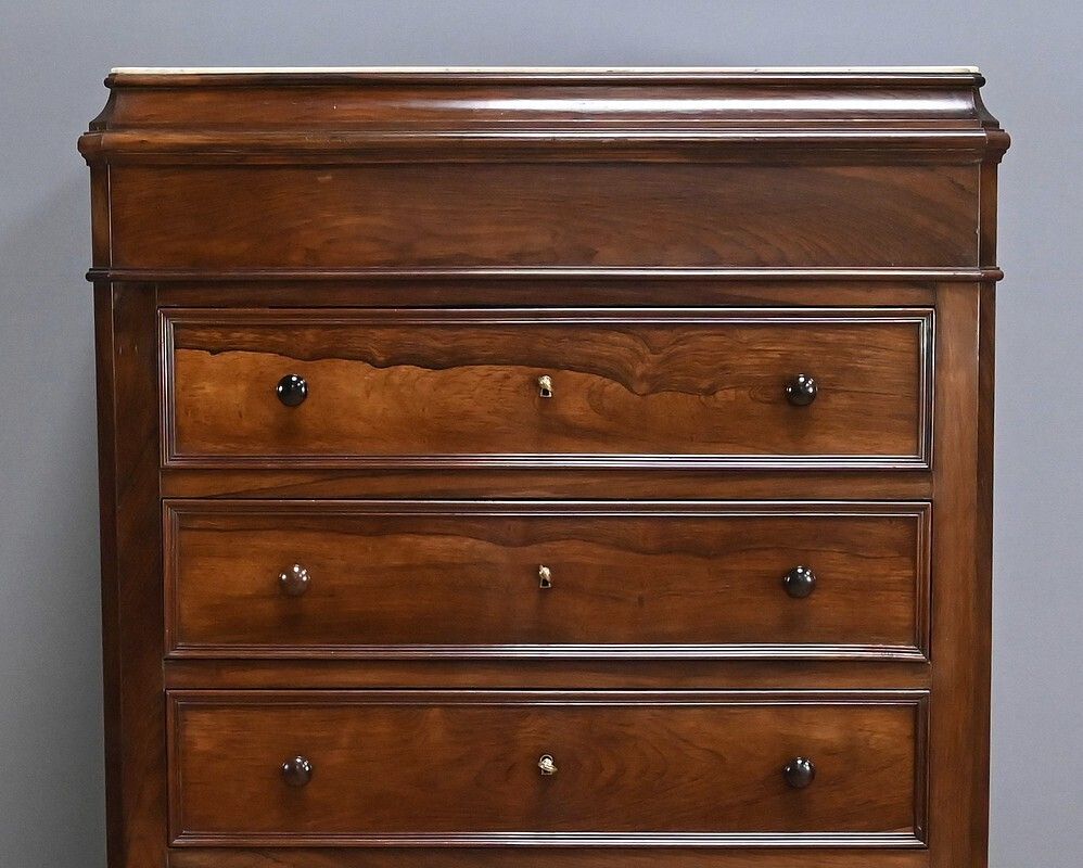 Rosewood Weekly Secretary – Late 19th Century photo vinterior