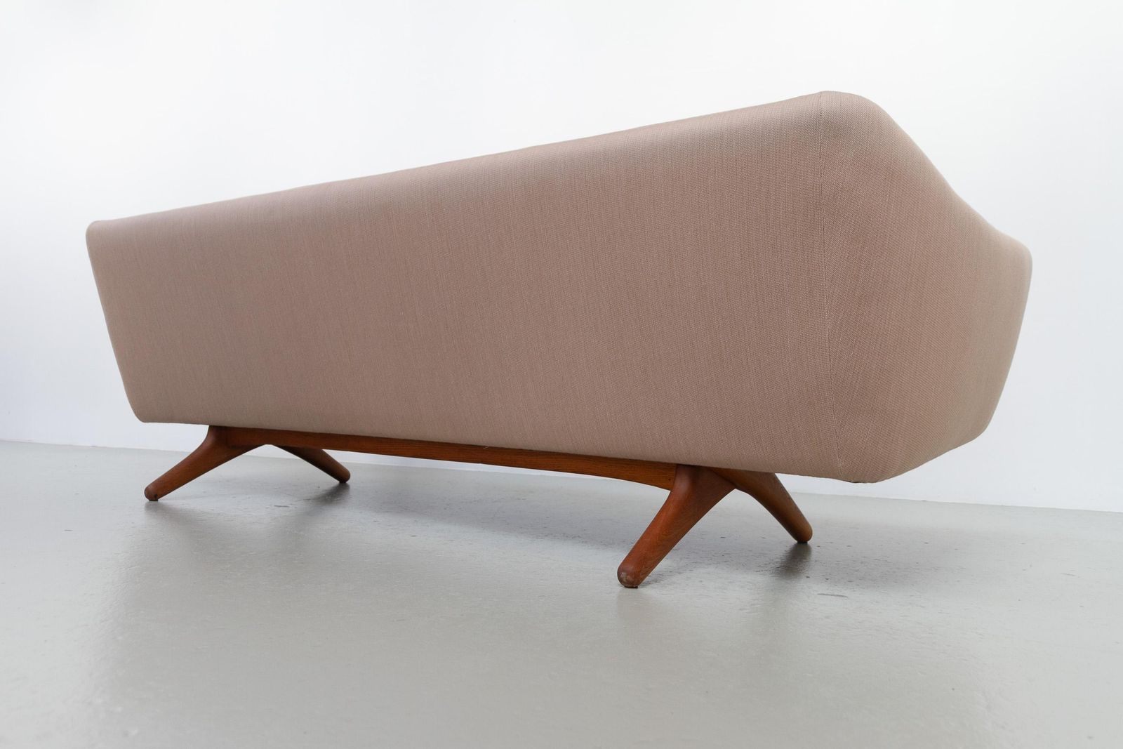 photo vinterior Mid Century Danish 3 Seater Sofa Ml 140 By Illum Wikkelsø, 1960s.