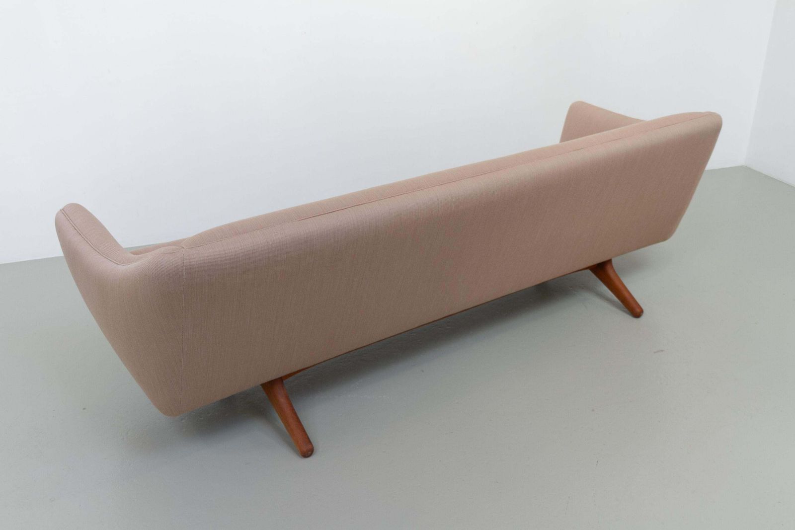 photo buy Mid Century Danish 3 Seater Sofa Ml 140 By Illum Wikkelsø, 1960s.
