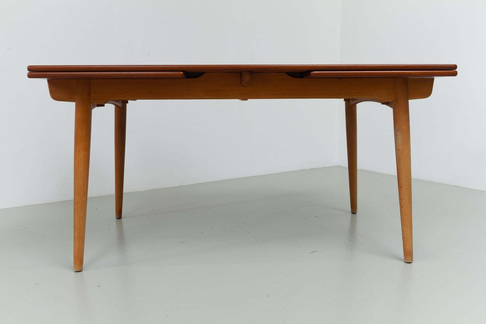 photo vinterior Danish Teak And Oak At 312 Dining Table By Hans Wegner For Andreas Tuck, 1960s