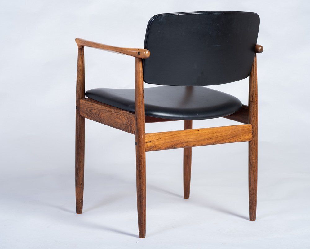 Danish Armchair In Rosewod, 1960s photo for sale