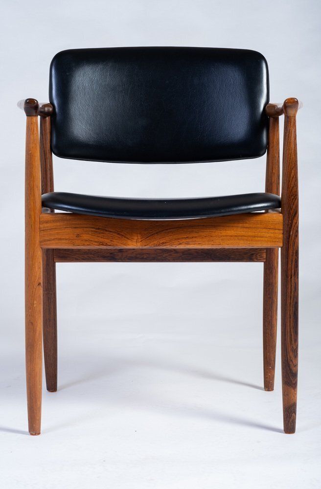 Danish Armchair In Rosewod, 1960s photo vintage