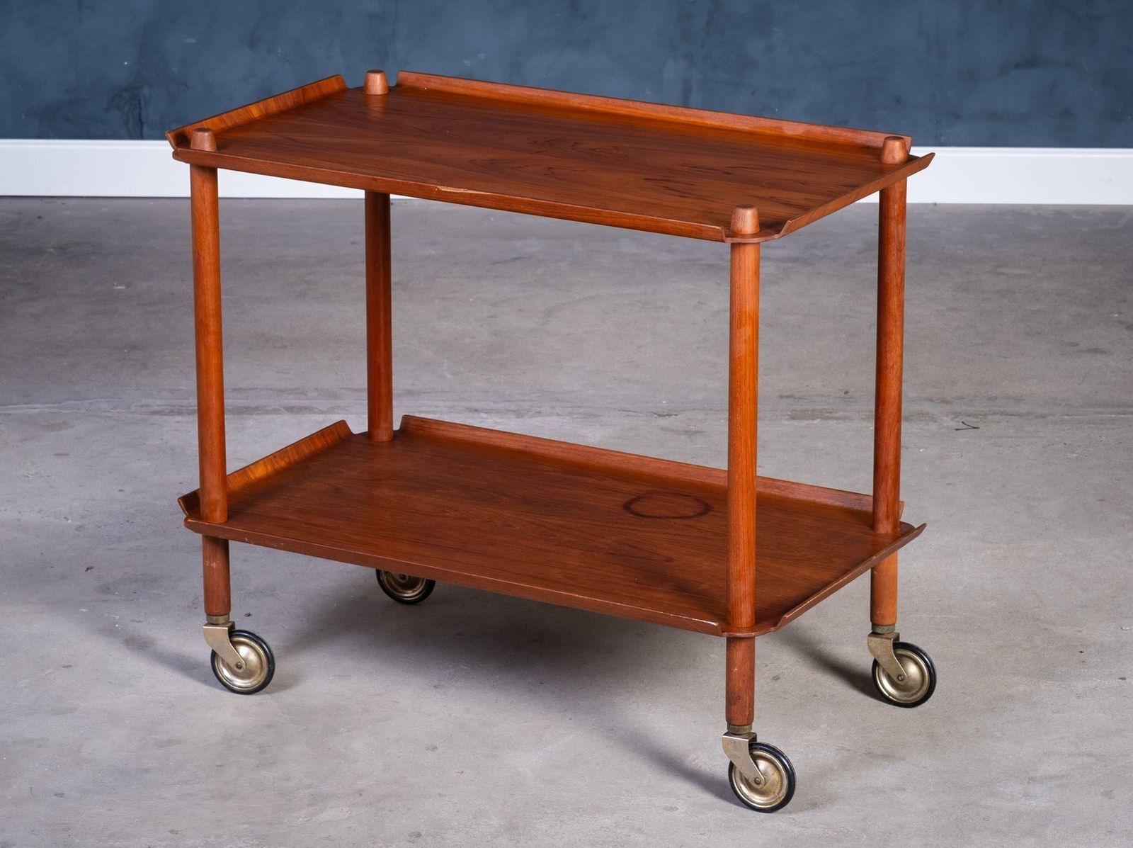 Teak Serving Bar Cart By Poul Hundevad, 1960s photo furniture