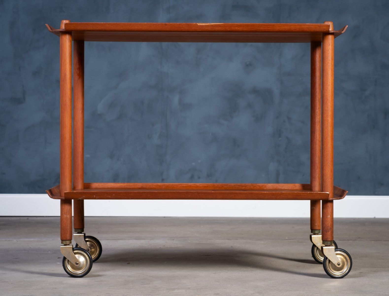 Teak Serving Bar Cart By Poul Hundevad, 1960s photo Furniture
