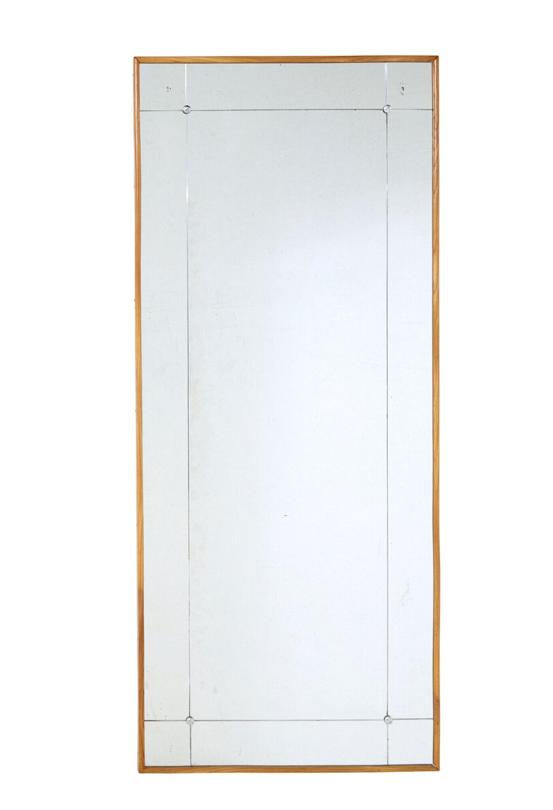 Tall Mid Century Swedish Harlequin Wall Mirror