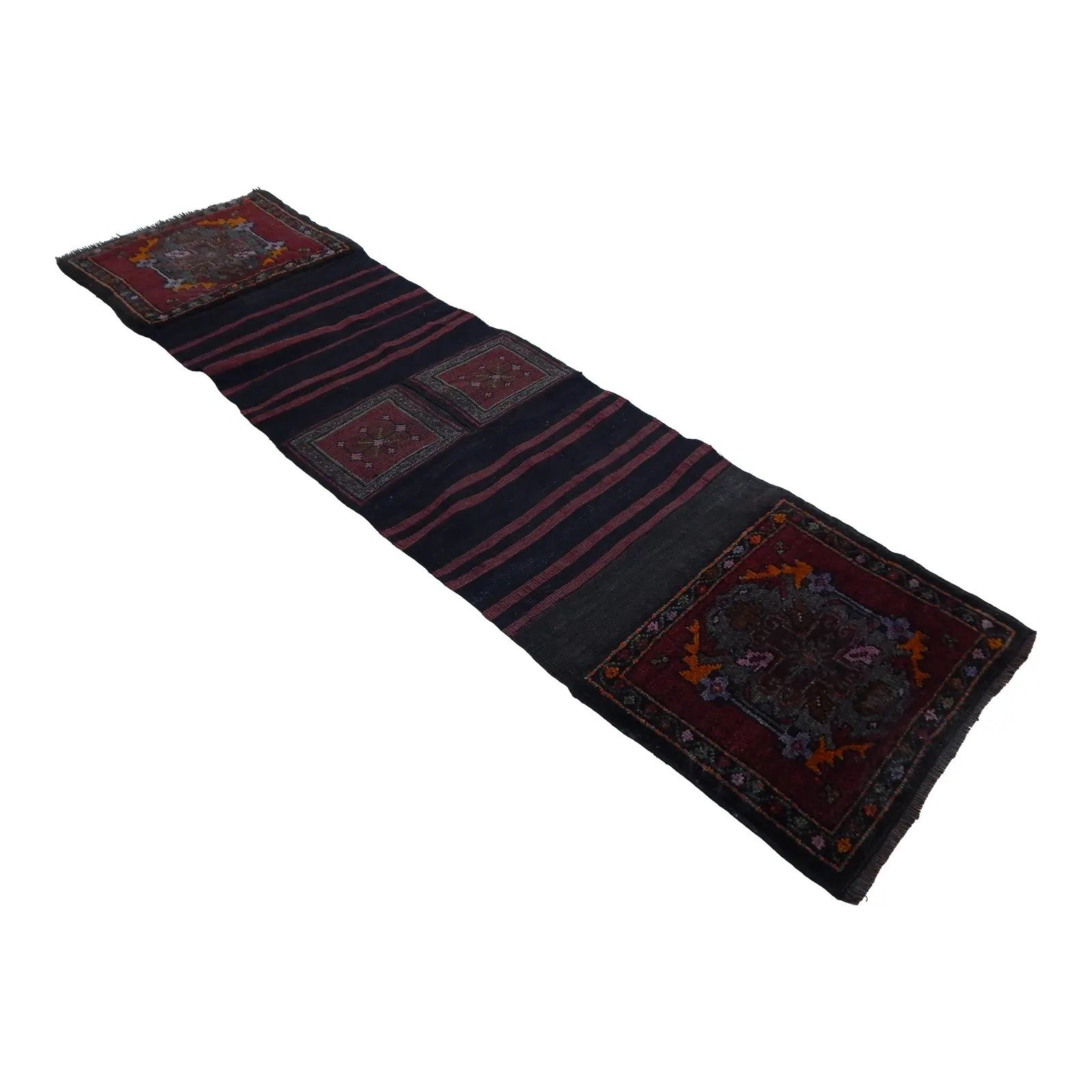Turkish Wool Saddlebag   Runner 1'7" X 5'11"