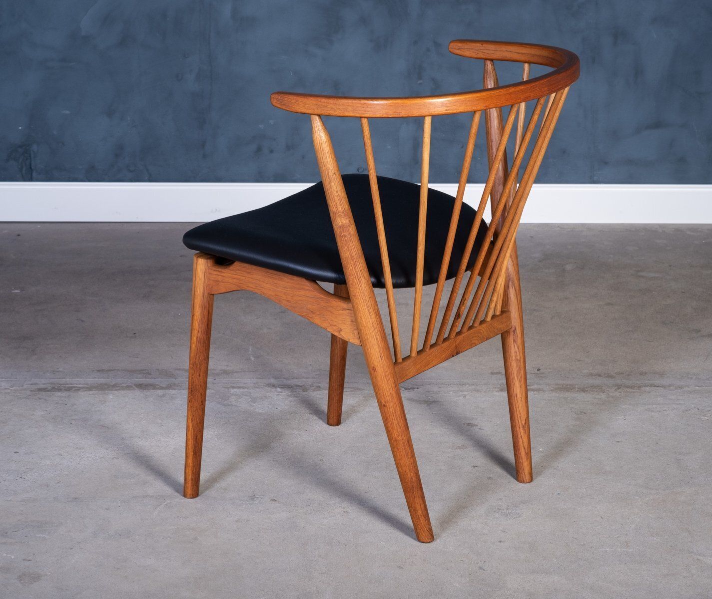 Teak And Oak Chair By Helge Sibast For Sibast Møbelfabrik, Denmark, 1960s photo vinterior