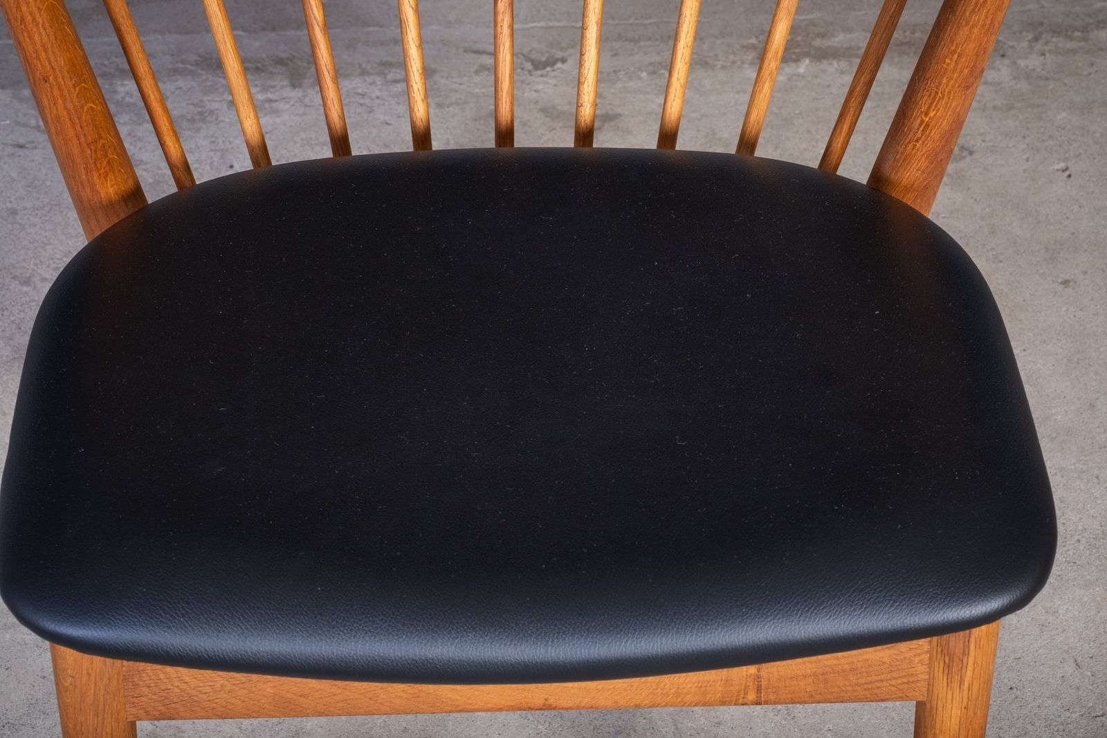 Teak And Oak Chair By Helge Sibast For Sibast Møbelfabrik, Denmark, 1960s photo vintage
