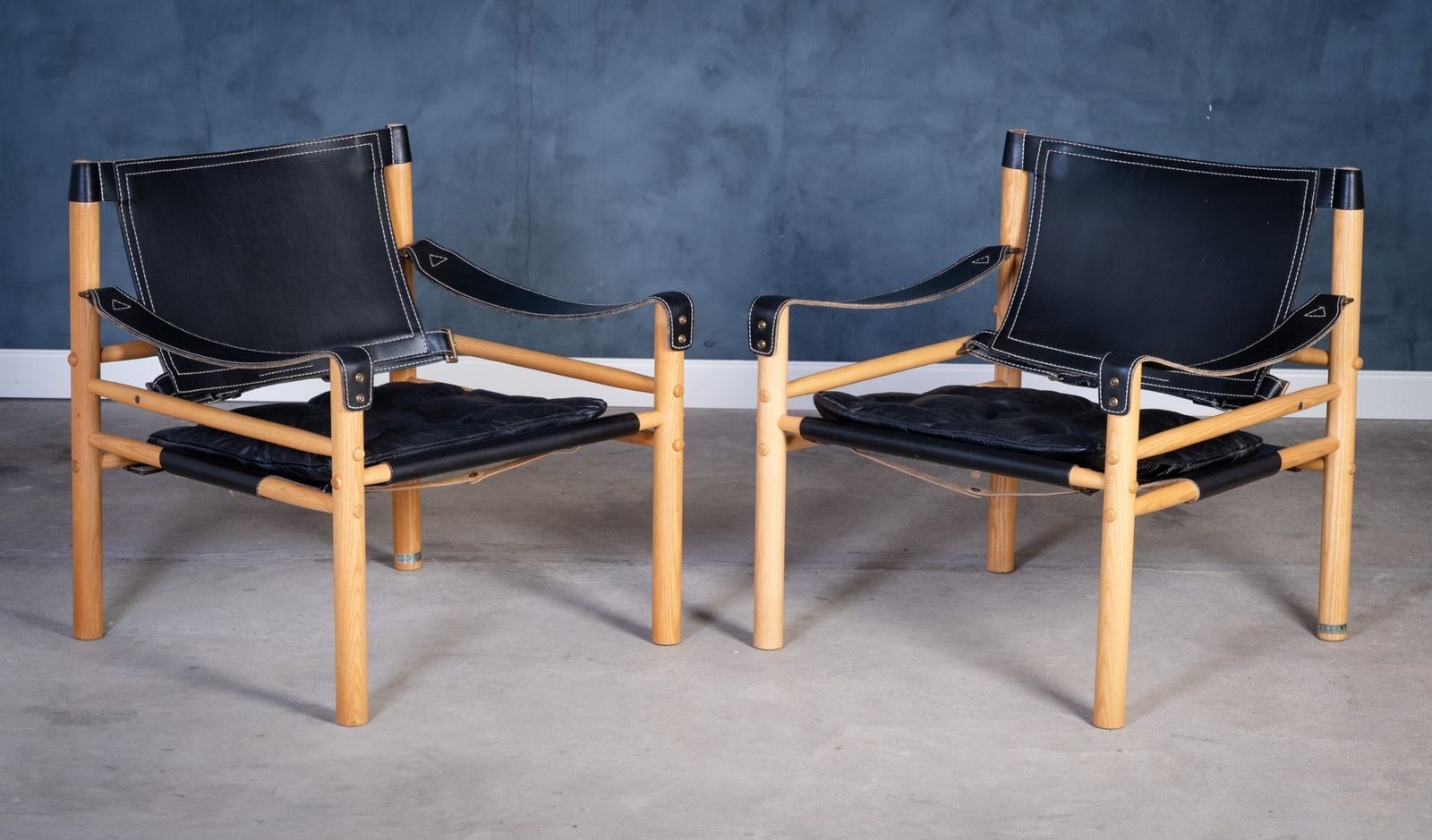 Set Of Safari Chairs By Arne Norell For Arne Norell Ab Sweden, 1960s