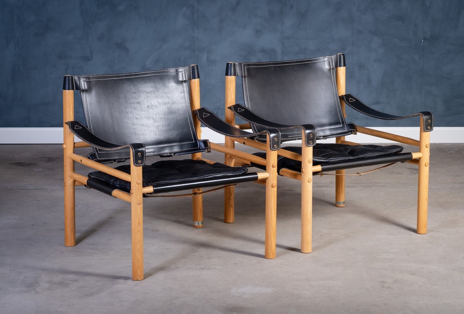 Set Of Safari Chairs By Arne Norell For Arne Norell Ab Sweden, 1960s photo 4223.0