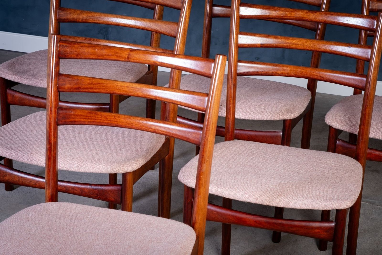 Vintage Mahogany Dining Chairs From Skovby Møbelfabrik, 1970s, Set Of 6 photo vinterior