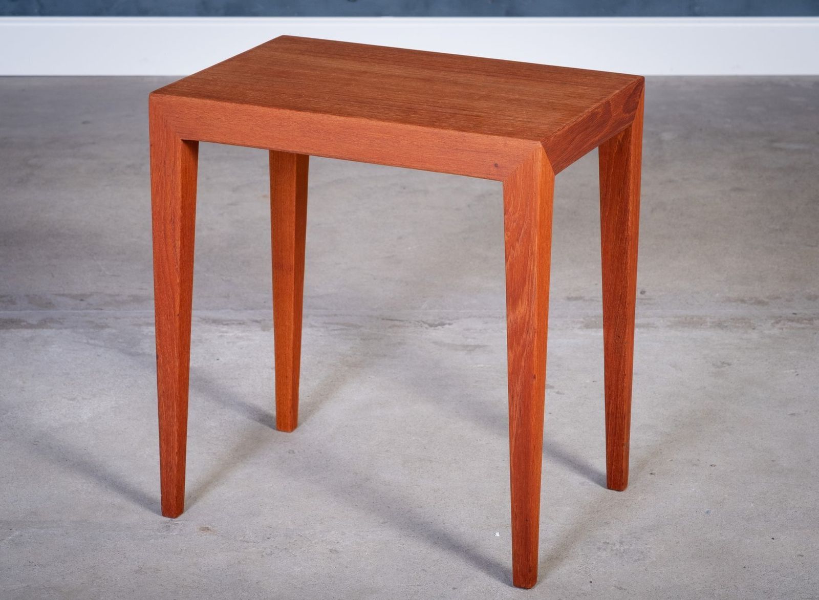 Nesting Tables In Teak By Severin Hansen For Haslev Møbelfabrik, 1950s, Set Of 3 photo vintage