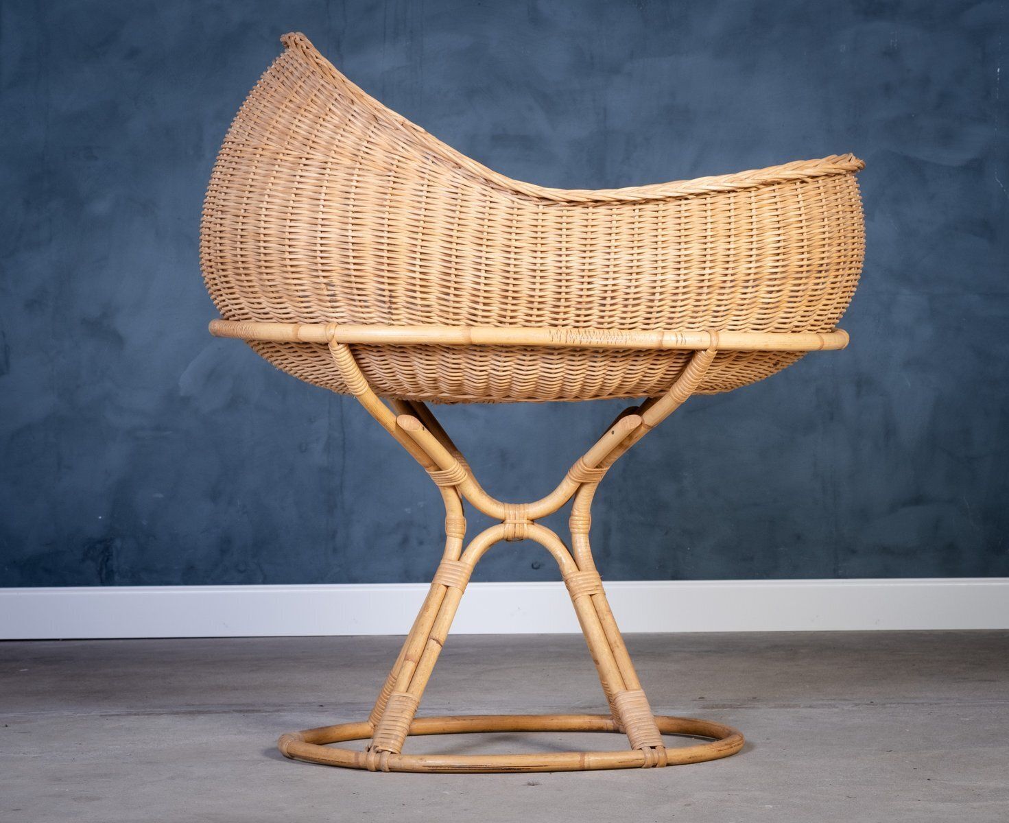Vintage Baby Cradle By Elin & Jarl Heger, 1960s