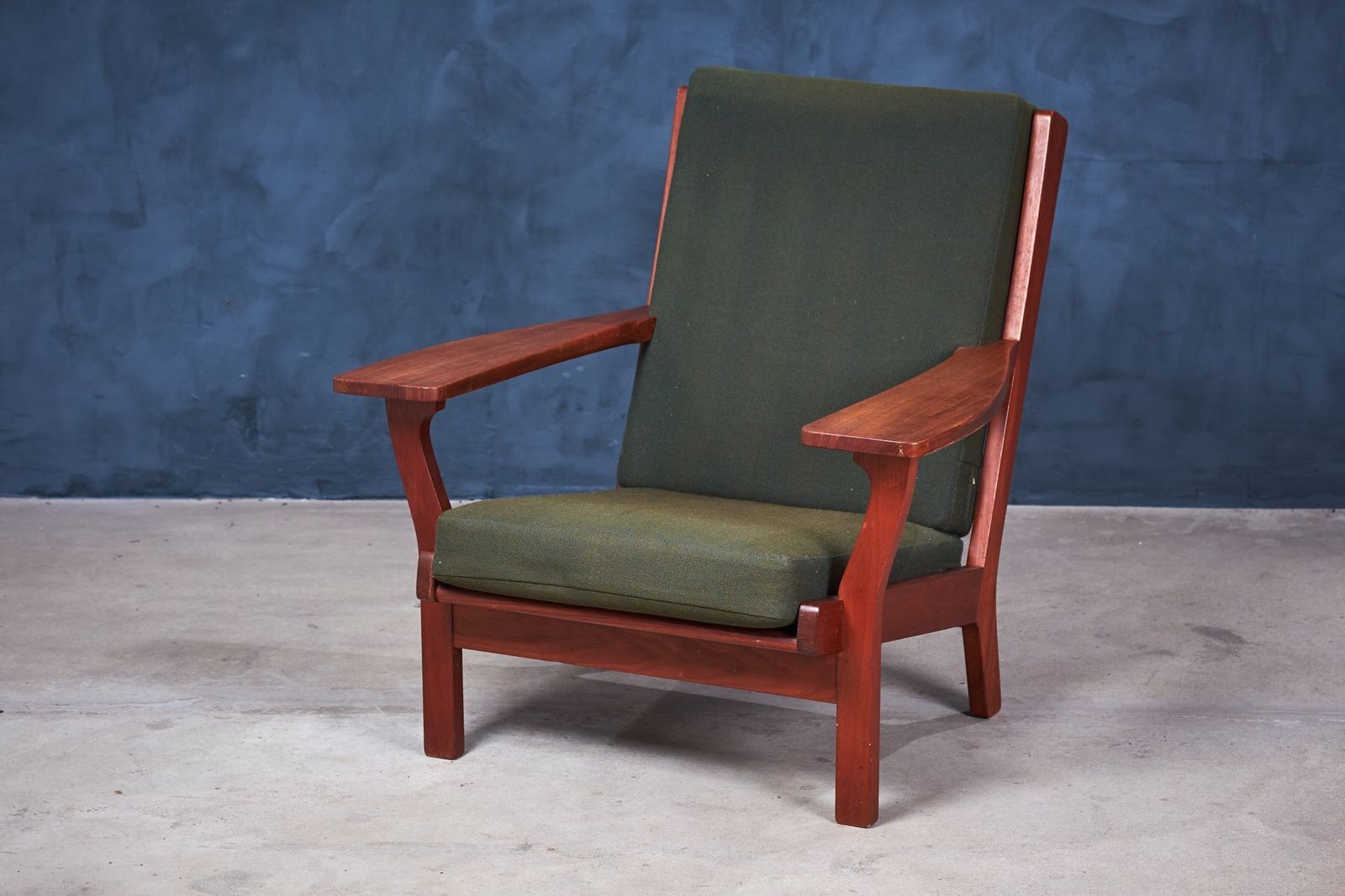 Vintage Deense Teakhouten Stoel Van Hans J. Wegner Voor Getama, Ca. Jaren 1950 photo for sale