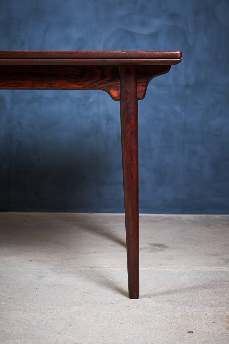 Rosewood Dining Table By Gunni Omann For Omann Jun Møbelfabrik, 1960s photo vinterior