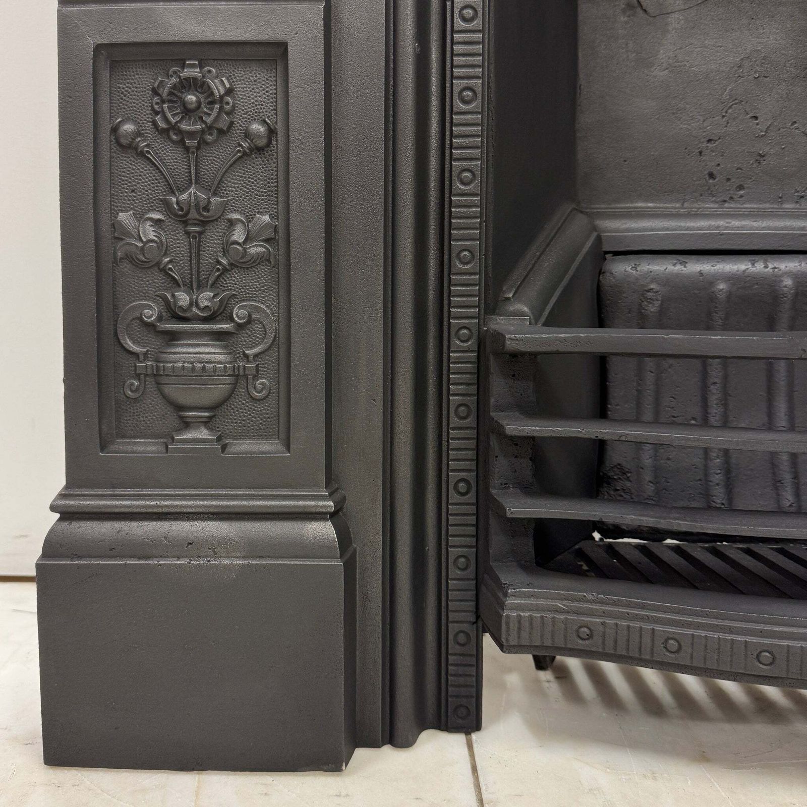 Antique Cast Iron Combination Fireplace photo for sale