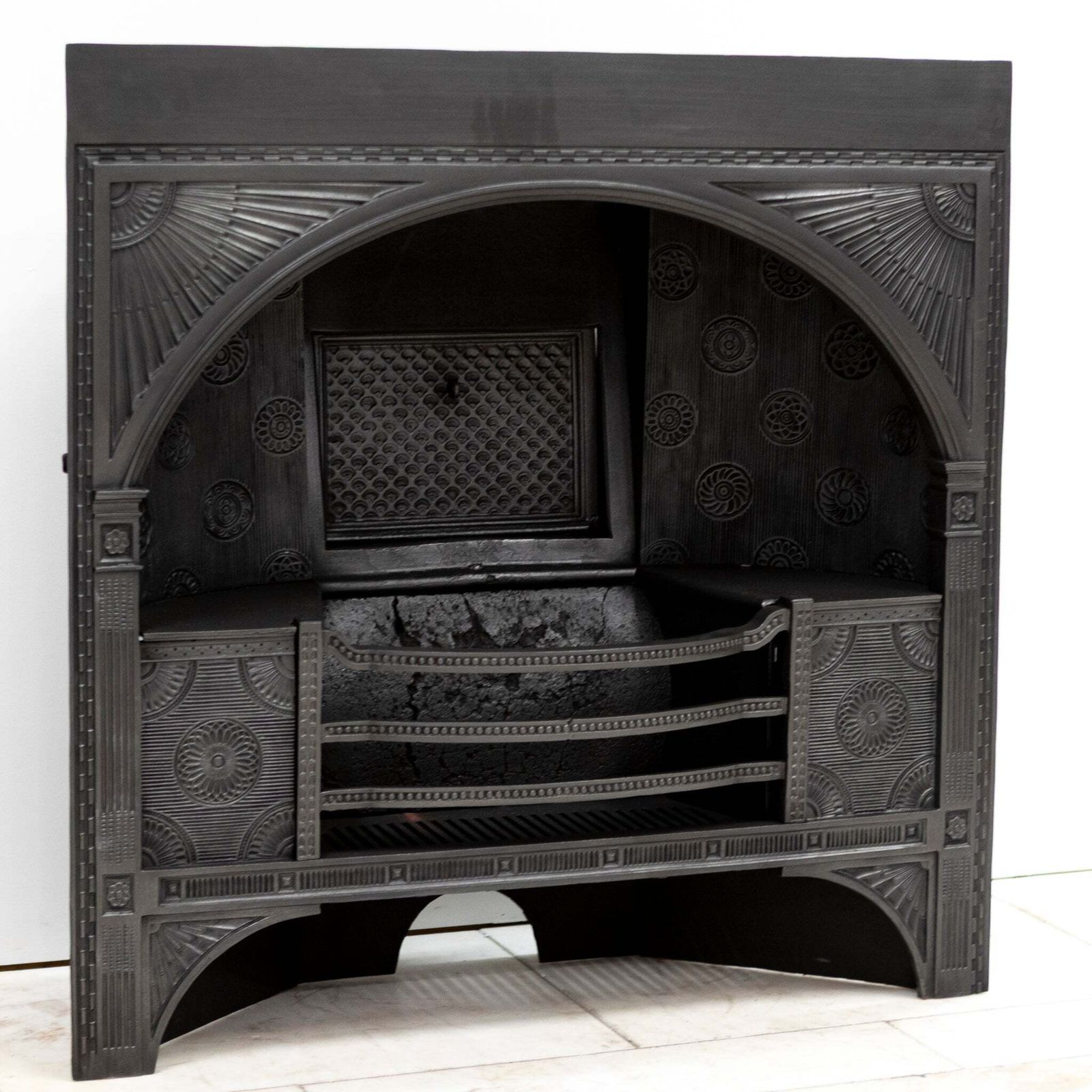 photo for sale Antique Thomas Jeckyll For Barnard & Bishop Cast Iron Insert