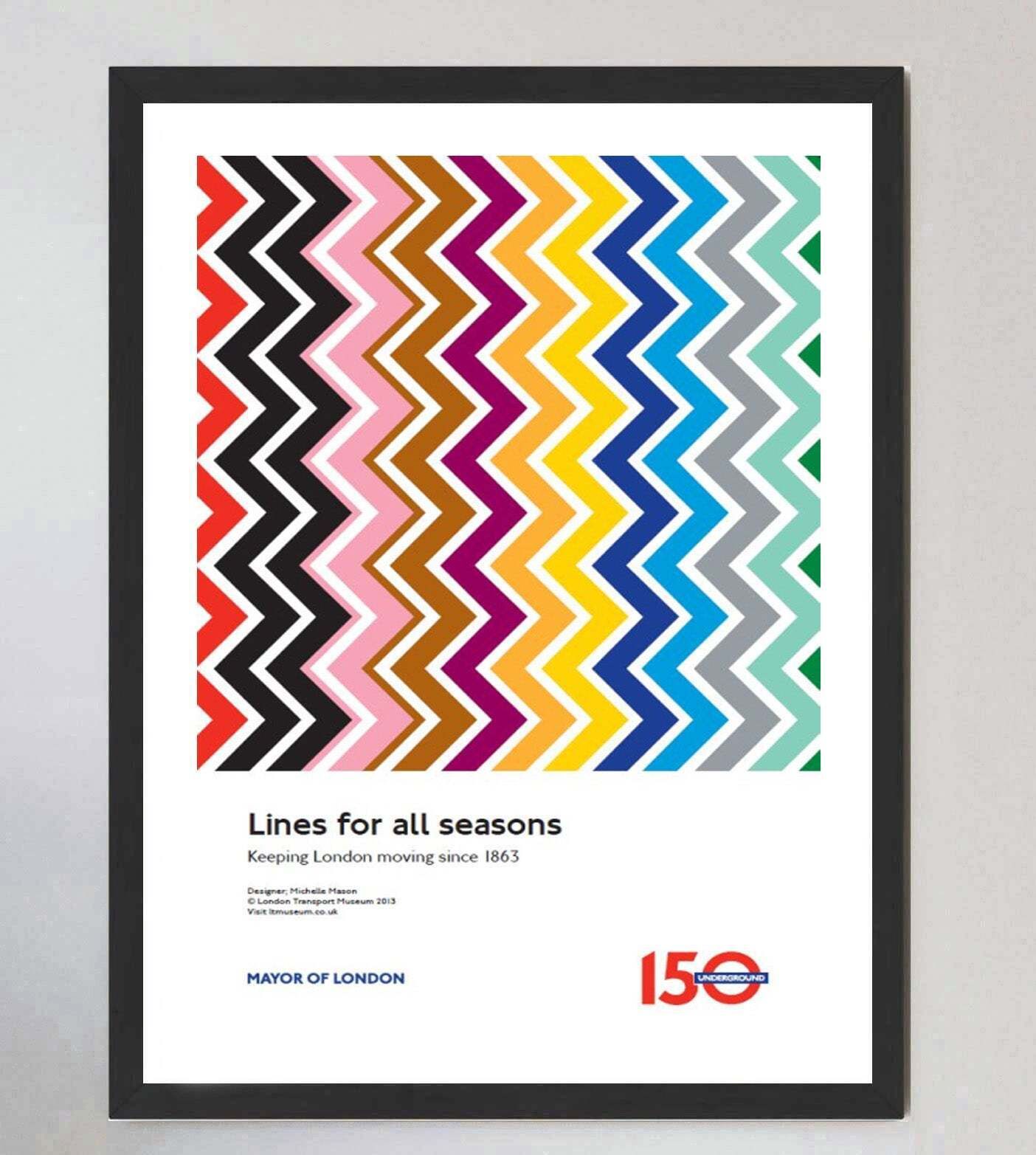 Tfl   Lines For All Seasons  Original Vintage Poster photo furniture