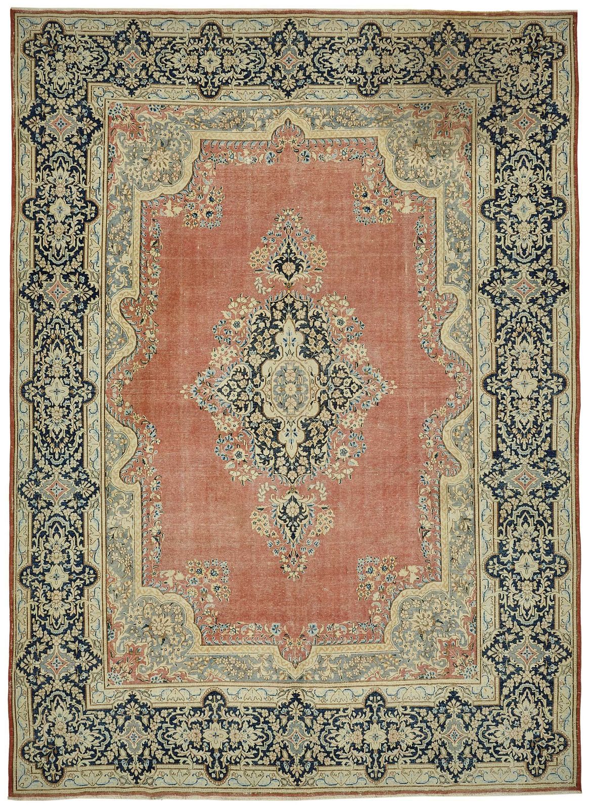 10x13 Hand Knotted Vintage Rug   49451