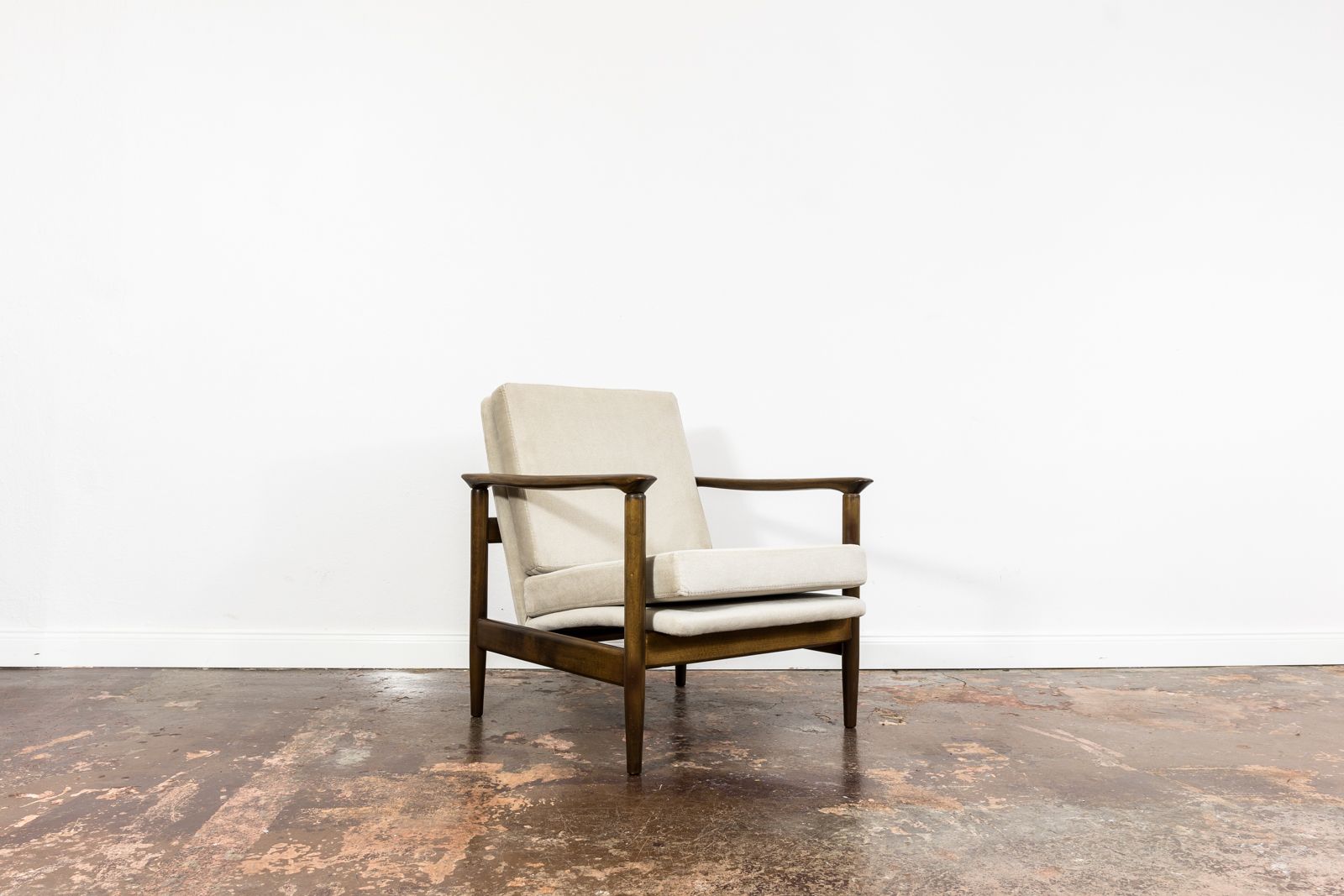 Vintage Club Chair "Gfm 142" Designed By Edmund Homa, Gfm, Poland, 1960’s photo 600.0