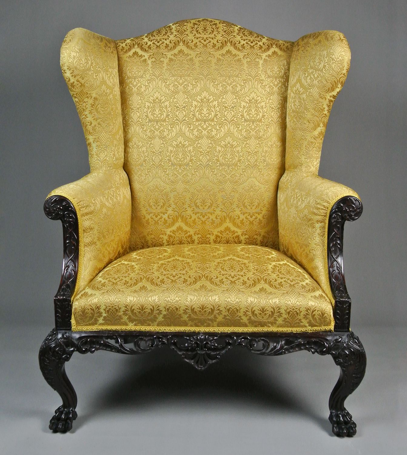 18th Century Wingback Chair In The Irish Manner C. 1765