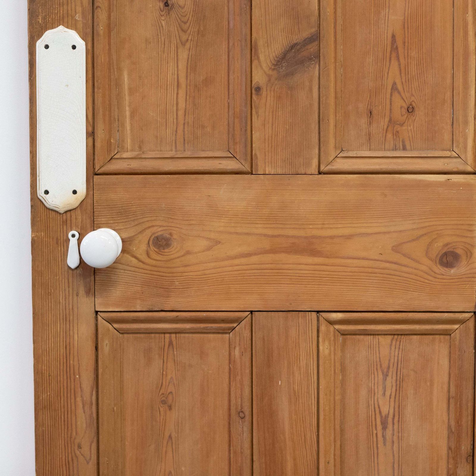Antique 4 Panel Stripped Door 194cm X 83cm photo furniture