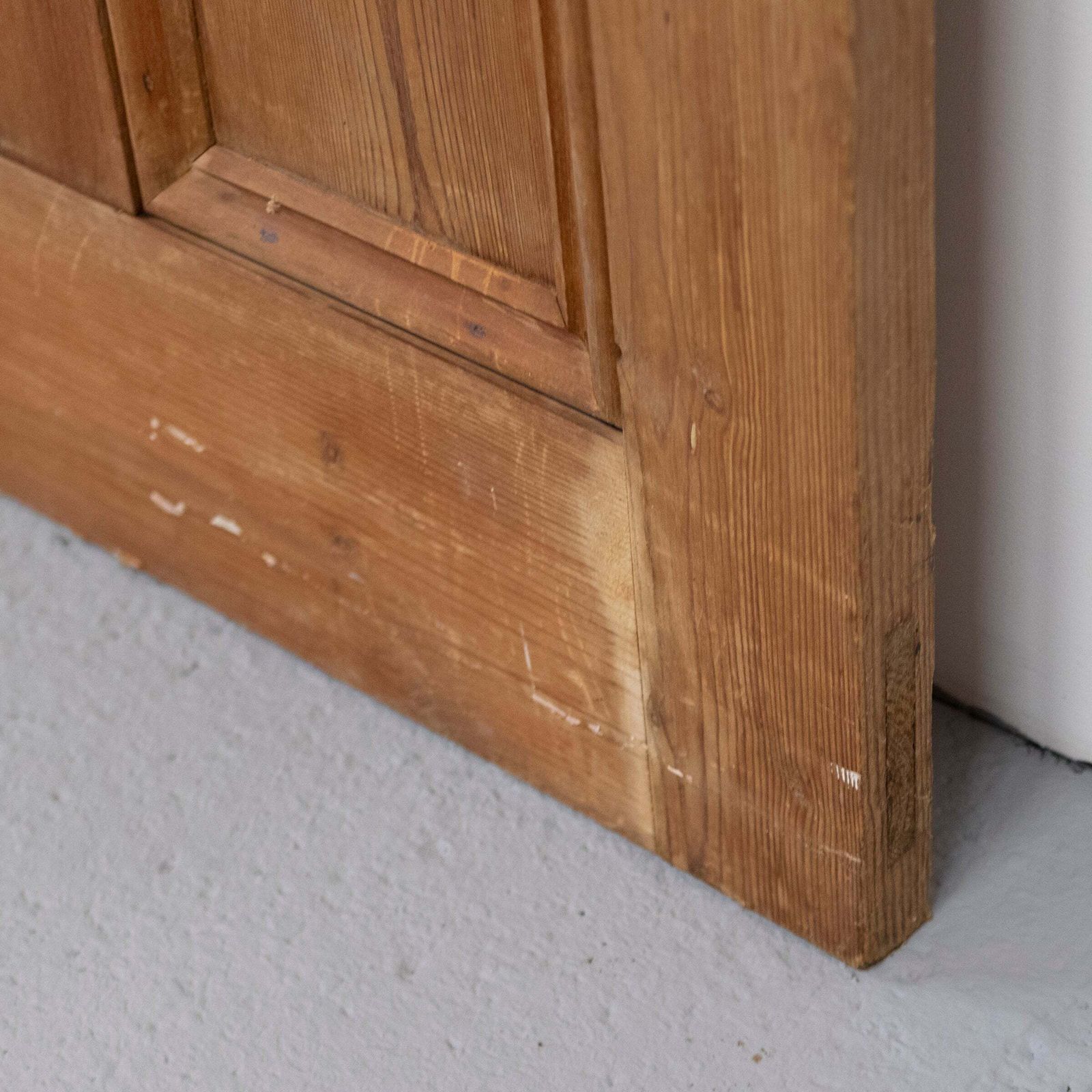 Antique 4 Panel Stripped Door 194cm X 83cm photo buy