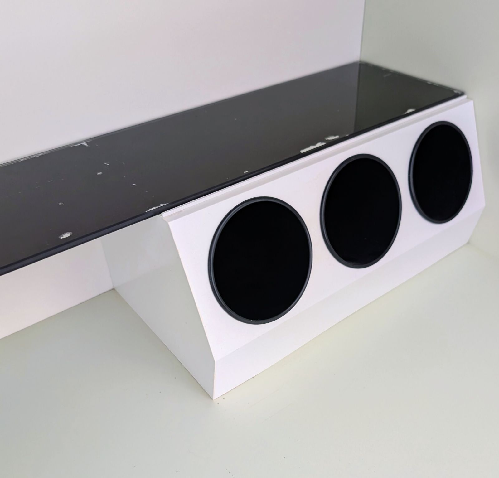 Large 1970s Vintage Mid Century Italian Brutalist Space Age Bar Cabinet photo vinterior