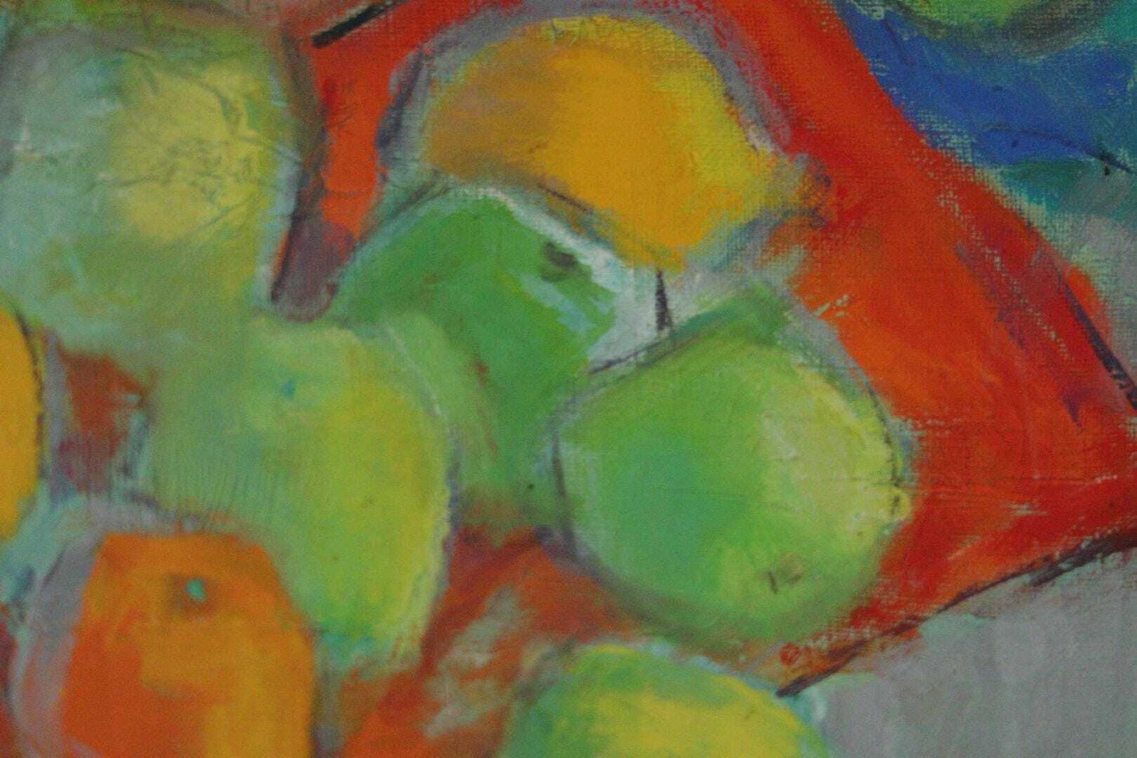 Original Swedish Mid Century  Oil On Canvas – “Still Life With Tea Pot” – Leo Fritiof Katte – Vintage & Framed  67 X 56 Cm (26.4" X 22") photo vinterior