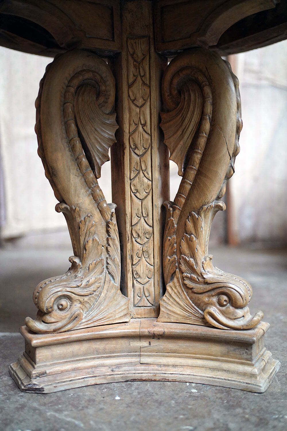 A 2nd Empire Period Fruitwood, Beech & Fior Di Bosco Marble Guéridon C.1860 photo buy