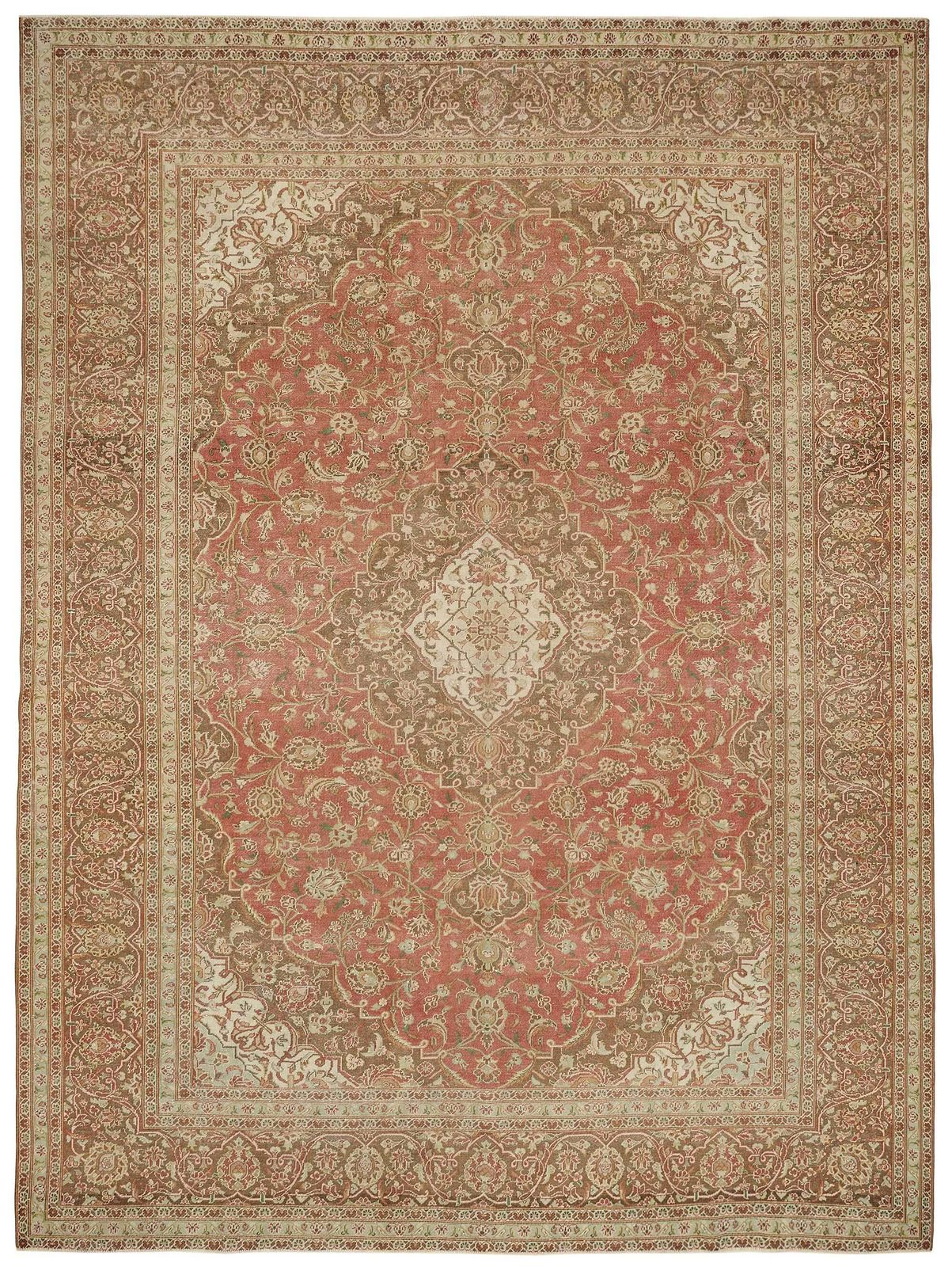 10x13 Hand Knotted Vintage Rug