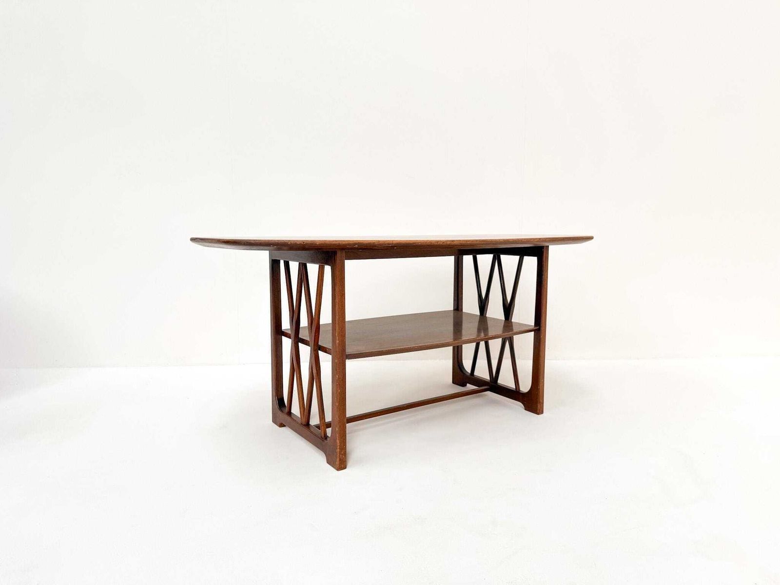 Mid Century Wooden Coffee Table By A.A. Patijn For Zijlstra Joure, 1950s