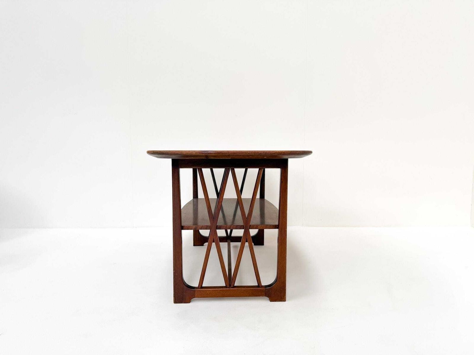 Mid Century Wooden Coffee Table By A.A. Patijn For Zijlstra Joure, 1950s photo vinterior