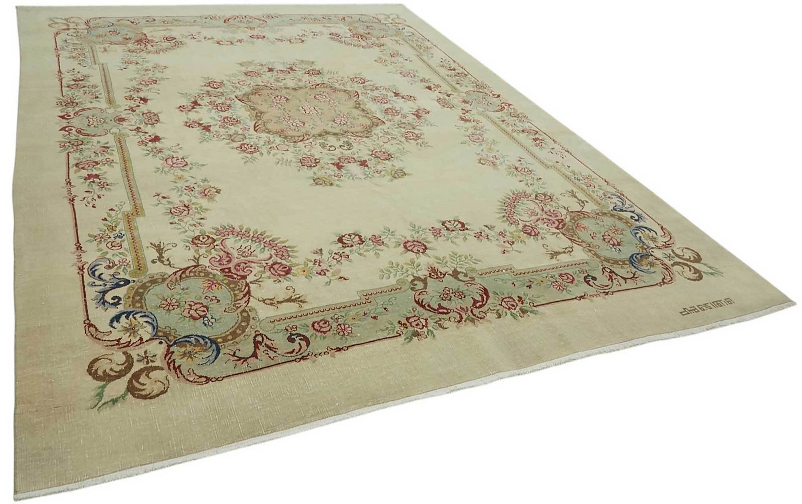 Handmade Vintage Hand Knotted Rug 286 Cm X 400 Cm photo furniture