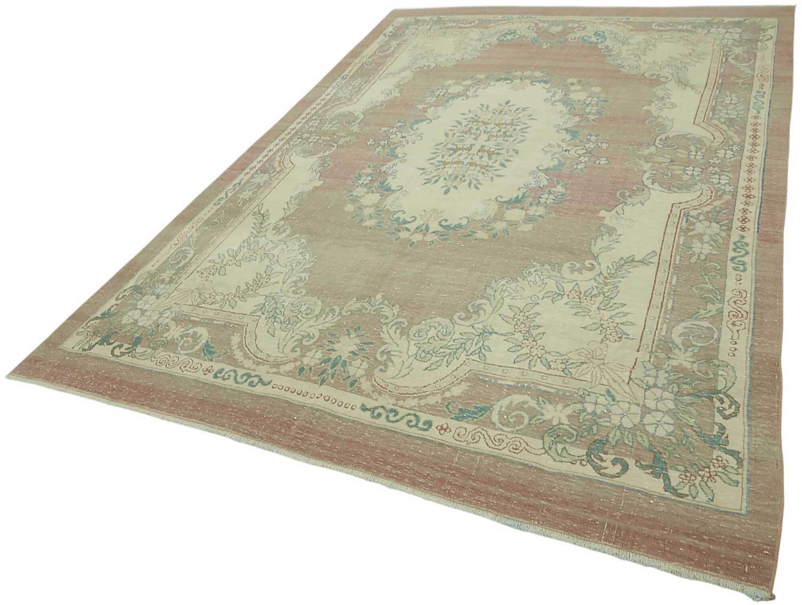 Vintage Hand Knotted Large Area Rug 236 Cm X 360 Cm photo for sale