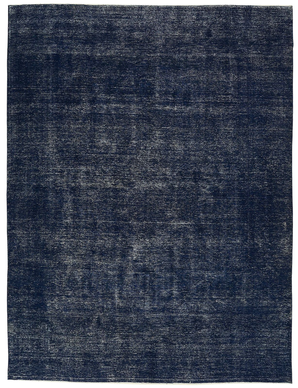Handmade Blue Overdyed Large Area Rug 280 Cm X 373 Cm
